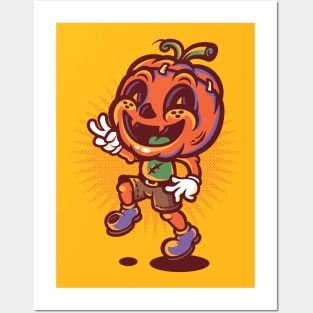 Jack Pumpkins O'Lantern Posters and Art